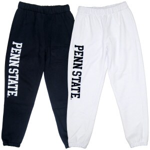 Hype and Vice women's navy and white sweatpants with Penn State down right legs